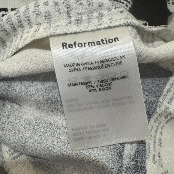 Reformation Ventura slip dress- newspaper - Picture 4 of 4